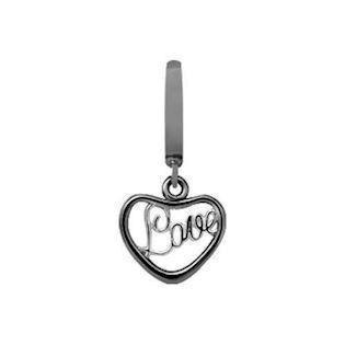 610-B16 , Heart Love Charm fra Christina Design London køb det billigst hos Guldsmykket.dk her